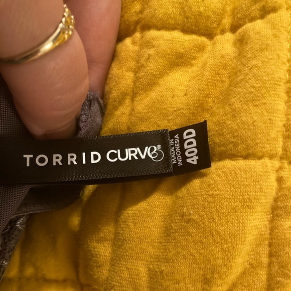 Torrid Racerback Push-up Bra Slate Gray - Picture 5 of 5